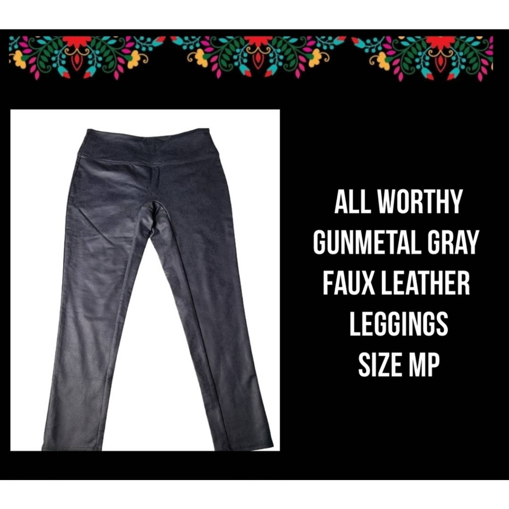 ALL WORTHY | FAUX LEATHER LEGGINGS